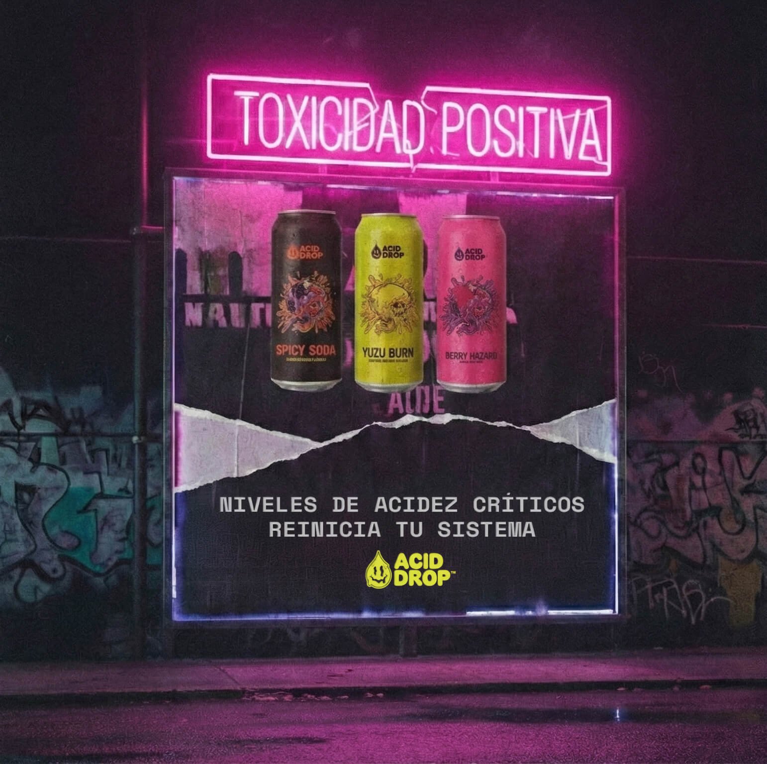 Letrero Neón Acid Drop