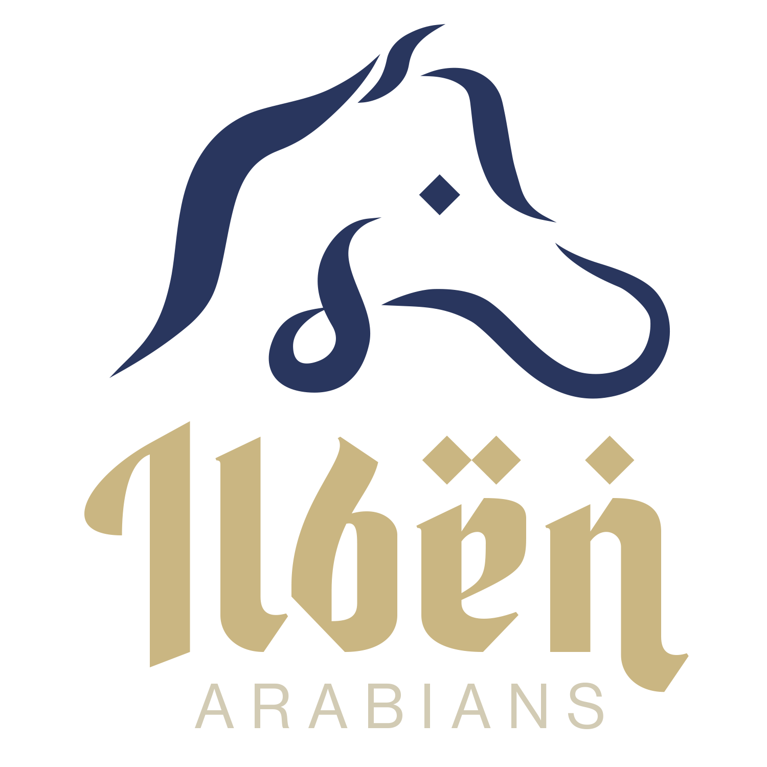 Ilben Arabians Logo Gold