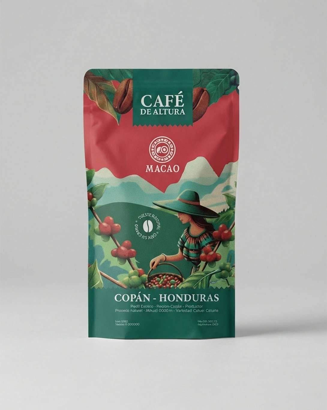 Empaque de Café de Altura Macao Copán