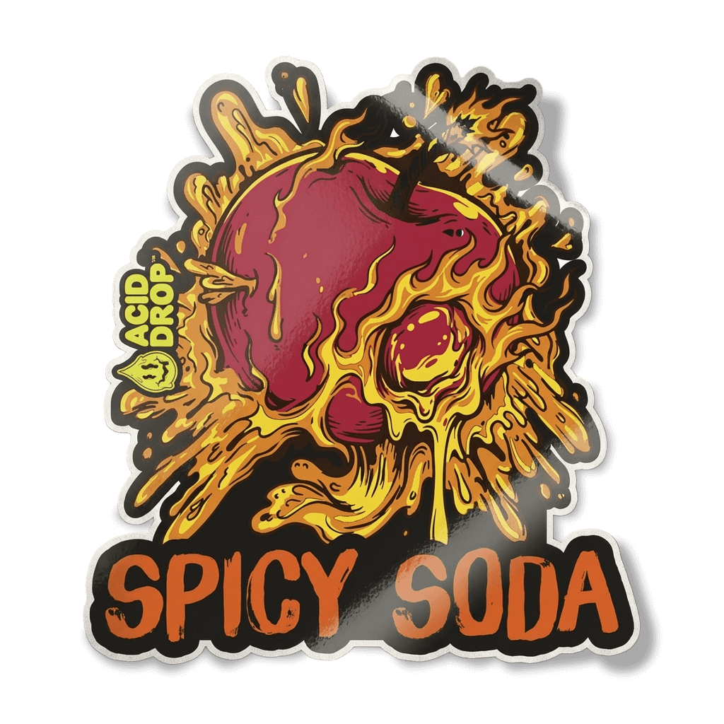 Sticker Spicy Soda Acid Drop